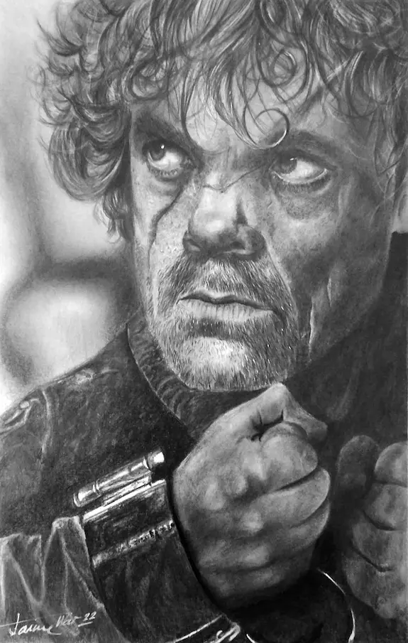 Retrato a lápiz de Tyron Lannister