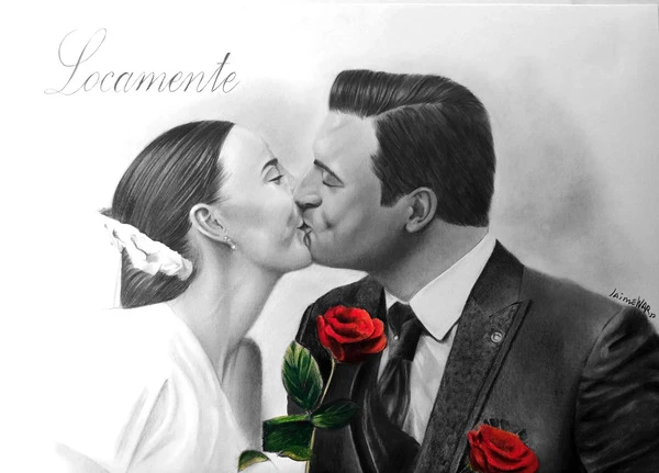 Retrato a lápiz de amor